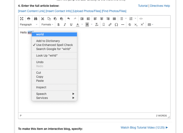 Spell-Check Tip